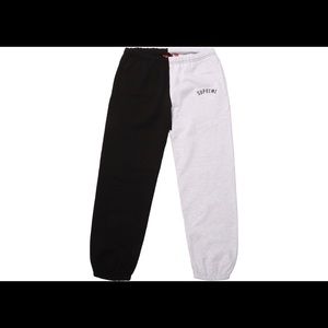 Supreme split sweatpants